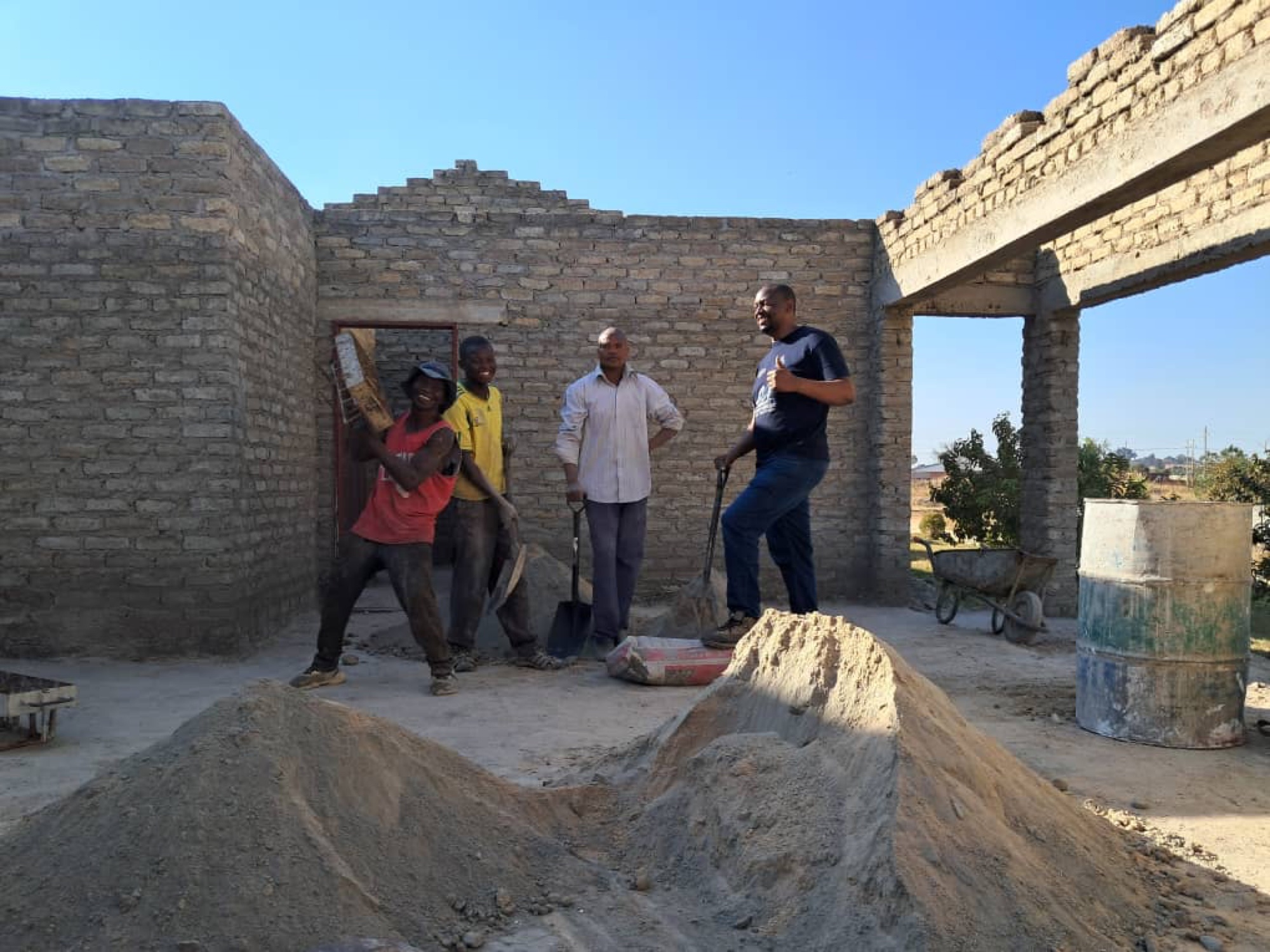 ExpatLink construction team at work